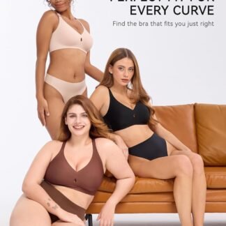 LUCKMEEY Bras for Women No Underwire Wireless Bras - Seamless Push Up Full Coverage Bralettes Comfortable Everyday Bra - lunas-mystic-emporium.com LUCKMEEY Bras for Women No Underwire Wireless Bras - Seamless Push Up Full Coverage Bralettes Comfortable Everyday Bra