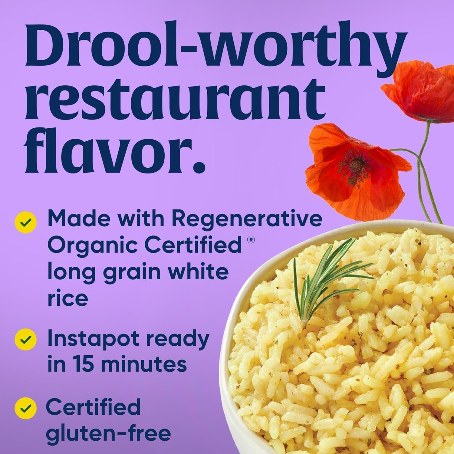 Lundberg Organic Chicken Herb Seasoned Rice - Regenerative Organic Certified Long Grain White Rice Seasoning Mix Gluten Free 55 Ounce - lunas-mystic-emporium.com Lundberg Organic Chicken & Herb Seasoned Rice - Regenerative Organic Certified Long Grain White Rice & Seasoning Mix, Gluten Free, 5.5 Ounce