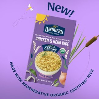 Lundberg Organic Chicken Herb Seasoned Rice - Regenerative Organic Certified Long Grain White Rice Seasoning Mix Gluten Free 55 Ounce - lunas-mystic-emporium.com Lundberg Organic Chicken & Herb Seasoned Rice - Regenerative Organic Certified Long Grain White Rice & Seasoning Mix, Gluten Free, 5.5 Ounce