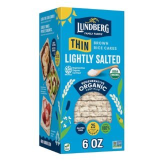 Lundberg Organic Thin Stackers Brown Rice Lightly Salted Thin Rice Cakes Gluten-Free Vegan Healthy Snacks 6 Oz - lunas-mystic-emporium.com Lundberg Organic Thin Stackers, Brown Rice, Lightly Salted, Thin Rice Cakes, Gluten-Free, Vegan, Healthy Snacks, 6 Oz