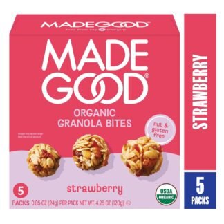 MadeGood Organic Strawberry Granola Bites 5ct x 085oz - lunas-mystic-emporium.com MadeGood Organic Strawberry Granola Bites, 5ct x 0.85oz