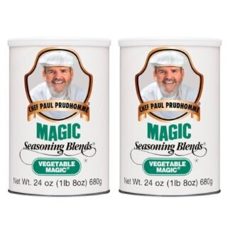 Magic Seasonings Blends Vegetable Magic Seasoning, No MSG & Preservatives, Kosher, Halal Certified, Perfect for Vegetables, Eggs & More, All-Purpose, 24 oz, 2-Pack