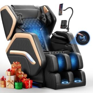 Massage Chair Full Body Zero Gravity Massage Chair 2026 for Back Fatigue with 10 Fixed Rollers Heating Airbags Phone Controller Bluetooth Speaker Nightlights for Living - lunas-mystic-emporium.com Massage Chair Full Body, Zero Gravity Massage Chair 2026 for Back Fatigue with 10 Fixed Rollers, Heating, Airbags, Phone Controller, Bluetooth Speaker, Nightlights for Living...