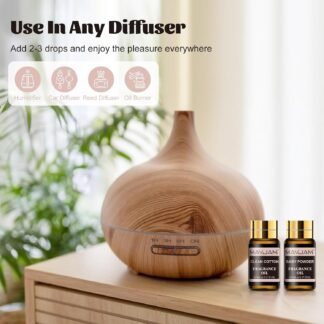 MAYJAM Fragrance Oil Gift Set, Top 20 Essential Oils Variety Pack for Diffusers for Home, Long Lasting Scented Oils for Soap Candle Making - 5ml/0.17fl.oz