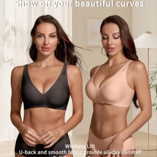 Maywind Jelly Bras for Women Push Up Wireless Deep V Seamless T-Shirt Bra Jelly Wireless Push Up Bra Comfortable Supportive - lunas-mystic-emporium.com Maywind Jelly Bras for Women Push Up Wireless Deep V Seamless T-Shirt Bra, Jelly Wireless Push Up Bra Comfortable Supportive