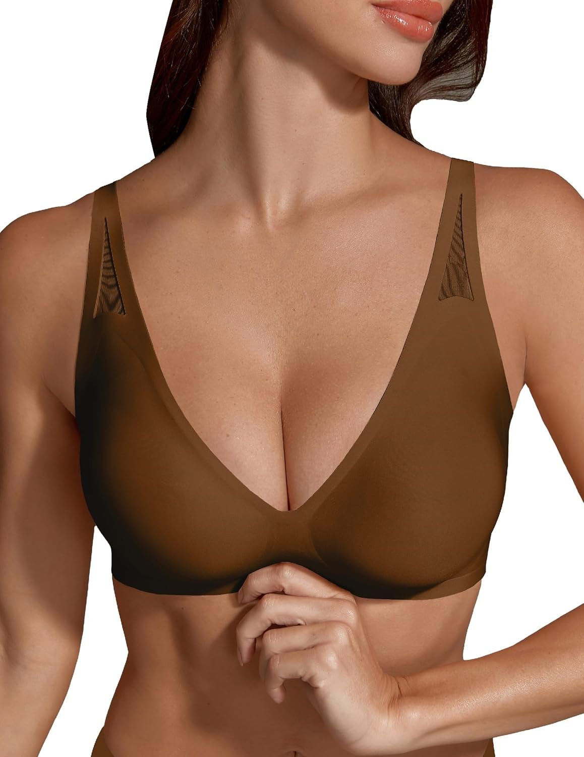 Maywind Jelly Bras for Women Push Up Wireless Deep V Seamless T-Shirt Bra Jelly Wireless Push Up Bra Comfortable Supportive - lunas-mystic-emporium.com Maywind Jelly Bras for Women Push Up Wireless Deep V Seamless T-Shirt Bra, Jelly Wireless Push Up Bra Comfortable Supportive