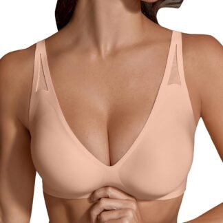 Maywind Jelly Bras for Women Push Up Wireless Deep V Seamless T-Shirt Bra Jelly Wireless Push Up Bra Comfortable Supportive - lunas-mystic-emporium.com Maywind Jelly Bras for Women Push Up Wireless Deep V Seamless T-Shirt Bra, Jelly Wireless Push Up Bra Comfortable Supportive