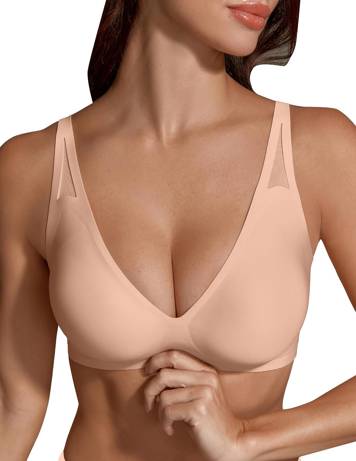 Maywind Jelly Bras for Women Push Up Wireless Deep V Seamless T-Shirt Bra Jelly Wireless Push Up Bra Comfortable Supportive - lunas-mystic-emporium.com Maywind Jelly Bras for Women Push Up Wireless Deep V Seamless T-Shirt Bra, Jelly Wireless Push Up Bra Comfortable Supportive
