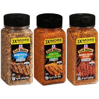 McCormick Grill Mates Seasoning Variety Pack, Montreal Steak, Roasted Garlic & Herb, and Brown Sugar Bourbon, 30.62 oz