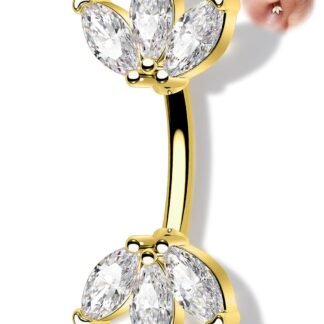 Melighting 16G Lotus CZ Gold Rook Ear Piercing Bar 316L Surgical Stainless Steel Eyebrow Piercing Jewelry Dainty Lobe Earring 6 mm8 mm - lunas-mystic-emporium.com Melighting 16G Lotus CZ Gold Rook Ear Piercing Bar 316L Surgical Stainless Steel Eyebrow Piercing Jewelry Dainty Lobe Earring 6 mm/8 mm