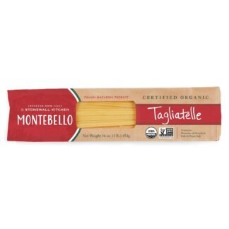 Montebello Organic Tagliatelle Premium Italian Pasta 16 oz - lunas-mystic-emporium.com Montebello, Organic Tagliatelle Premium Italian Pasta, 16 oz.
