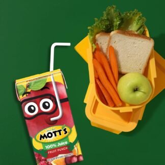 Mott's 100 Percent Fruit Punch Juice, 6.75 fl oz boxes, 32 Count (4 Packs of 8)