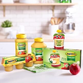 Mott's Applesauce, 4 Oz Cups, 18 Count, No Artificial Flavors, Good Source Of Vitamin C, Nutritious Option For The Whole Family