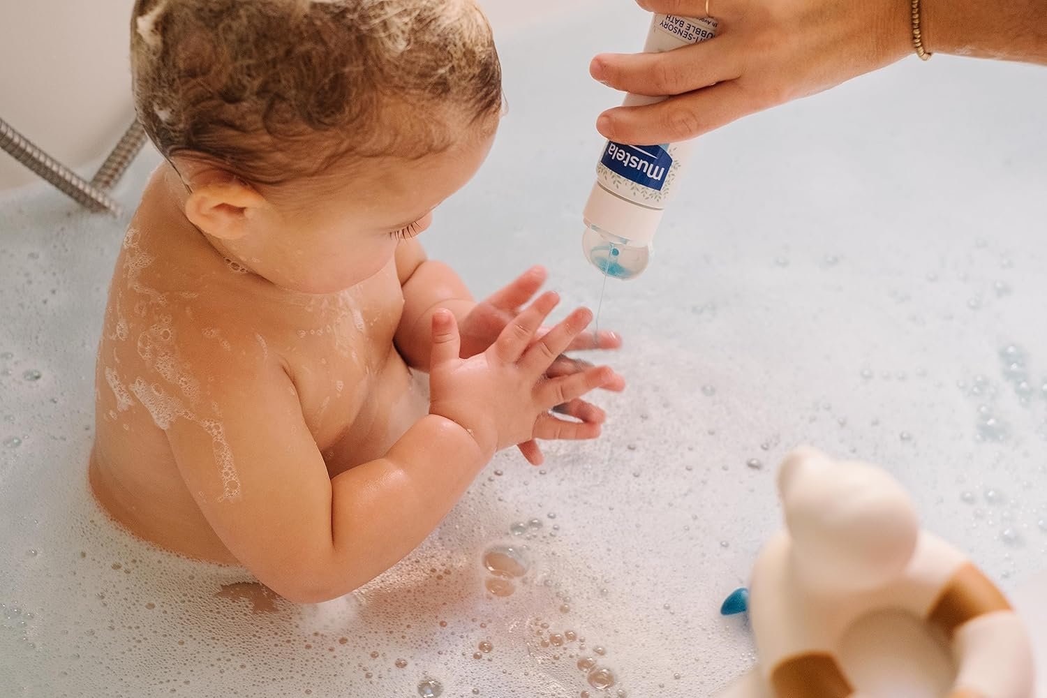 Mustela Baby Multi-Sensory Bubble Bath with Natural Avocado Biodegradable Formula - 676 oz Packaging may vary - lunas-mystic-emporium.com Mustela Baby Multi-Sensory Bubble Bath with Natural Avocado – Biodegradable Formula - 6.76 oz. – Packaging may vary