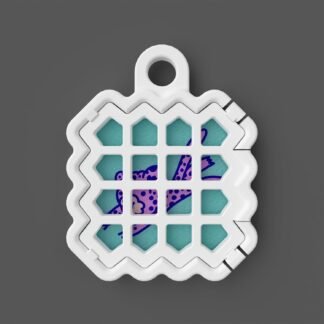 NATPAT Holistic Pet Care Locket – Safe, Durable, Non-Toxic – Designed for Pet Zen Stickers, Pet Training & TrailPatch Outdoor Protection Patches