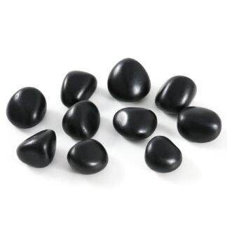 Natural Black Obsidian Crystal Stone, Black Stones Bulk, Crystals and Healing Stones, Tumbled Polished Stones for Decoration, Wicca, Reiki, Witchcraft Supplies, Chakra and...