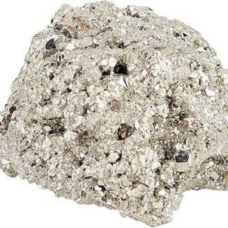 Natural Pyrite Cluster, Healing Crystal Gemstone Gold Rock Mineral Specimen Gemstone for Home Decor Display Decorative