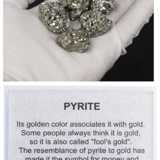 Natural Pyrite Crystal Stone for Luck,Success,Making Changes,Confidence in Business,Creativity,and Inspiring Passion Home Decor