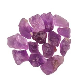 Natural Raw Rough Loose Gemstone Lot Uncut Crystals, (10-12 mm) - Stones for Healing, Jewelry Making