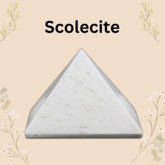 Natural Scolecite Pyramid Stone 1 INCHE (1 Pcs