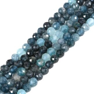 Natural Smoky Quartz 4mm Faceted Round Beads Loose Beads 16 Inch for Jewelry Making Beads