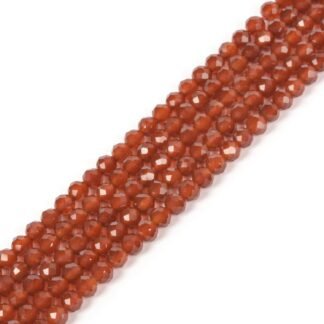 Natural Smoky Quartz 4mm Faceted Round Beads Loose Beads 16 Inch for Jewelry Making Beads