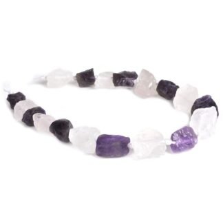 Natural Smoky Quartz Crystal Nugget Raw Graduated Beads Strand 2mm Hole Drilled