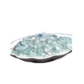 Natural Tiger's Eye Tumbled Chips Crushed Crystal Stone, 7-9mm Polished Healing Crystal Chips Healing Reiki Crystal Jewelry Making Home Decoration