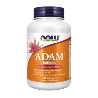 NOW Supplements, ADAM™ Men's Multivitamin with Saw Palmetto, Plant Sterols, Lycopene & CoQ10, 90 Softgels