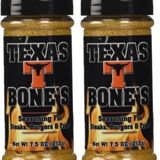 Oakridge BBQ Texas T-Bones Rub and Seasoning for Steaks, Burgers and Fries 7.5 Ounce (Pack of 2)
