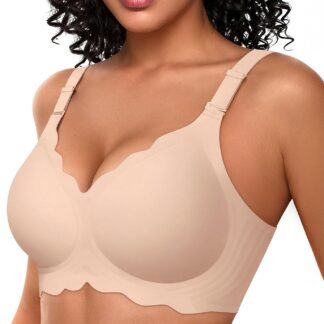OEAK Women Bras No Underwire Scalloped Push Up Buttery Soft Tshirt Bra Seamless Full Coverage Convertible Everyday Bra - lunas-mystic-emporium.com OEAK Women Bras No Underwire Scalloped Push Up Buttery Soft Tshirt Bra Seamless Full Coverage Convertible Everyday Bra