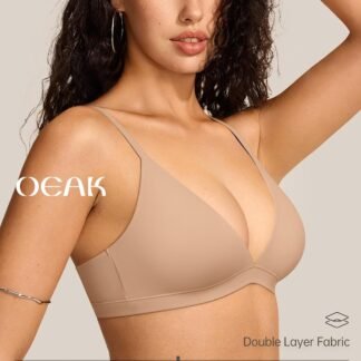 OEAK Womens Comfortable Triangle Bras No Underwire Sexy Plunge Unlined Bralette Pull On Bra Seamless Everyday Tshirt Bras - lunas-mystic-emporium.com OEAK Womens Comfortable Triangle Bras No Underwire Sexy Plunge Unlined Bralette Pull On Bra Seamless Everyday Tshirt Bras