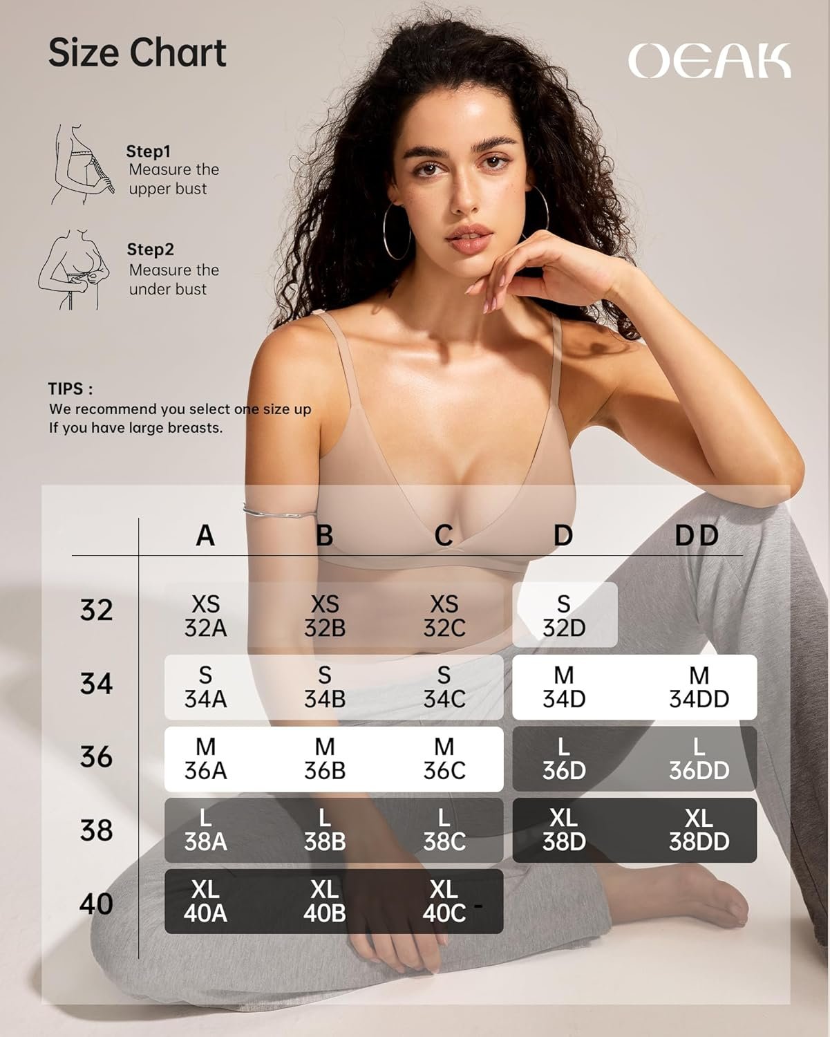 OEAK Womens Comfortable Triangle Bras No Underwire Sexy Plunge Unlined Bralette Pull On Bra Seamless Everyday Tshirt Bras - lunas-mystic-emporium.com OEAK Womens Comfortable Triangle Bras No Underwire Sexy Plunge Unlined Bralette Pull On Bra Seamless Everyday Tshirt Bras