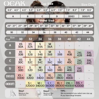 OEAK Womens Deep V Bras Wireless Comfortable Bra Supportive No Underwire Bras Tshirt Push Up Bralettes Plunge Seamless Bra - lunas-mystic-emporium.com OEAK Womens Deep V Bras Wireless Comfortable Bra Supportive No Underwire Bras Tshirt Push Up Bralettes Plunge Seamless Bra