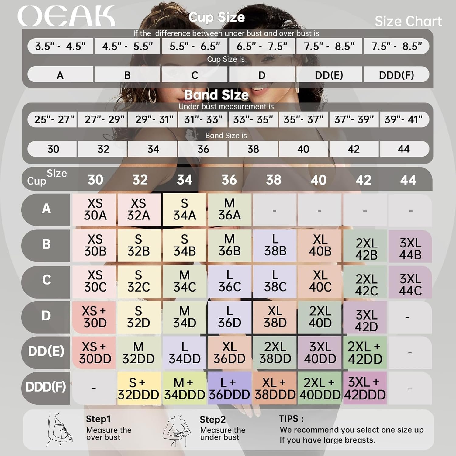 OEAK Womens Deep V Bras Wireless Comfortable Bra Supportive No Underwire Bras Tshirt Push Up Bralettes Plunge Seamless Bra - lunas-mystic-emporium.com OEAK Womens Deep V Bras Wireless Comfortable Bra Supportive No Underwire Bras Tshirt Push Up Bralettes Plunge Seamless Bra
