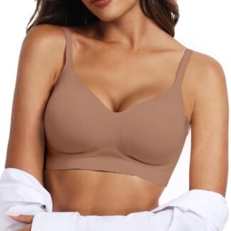 OEAK Womens Wireless Bras Comfortable Push Up Bra No Underwire Bra Full Support Lift Bralette Everyday Seamless Tshirt Bras - lunas-mystic-emporium.com OEAK Womens Wireless Bras Comfortable Push Up Bra No Underwire Bra Full Support Lift Bralette Everyday Seamless Tshirt Bras