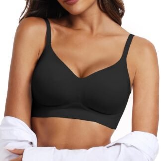 OEAK Womens Wireless Bras Comfortable Push Up Bra No Underwire Bra Full Support Lift Bralette Everyday Seamless Tshirt Bras - lunas-mystic-emporium.com OEAK Womens Wireless Bras Comfortable Push Up Bra No Underwire Bra Full Support Lift Bralette Everyday Seamless Tshirt Bras