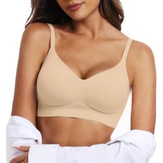 OEAK Womens Wireless Bras Comfortable Push Up Bra No Underwire Bra Full Support Lift Bralette Everyday Seamless Tshirt Bras - lunas-mystic-emporium.com OEAK Womens Wireless Bras Comfortable Push Up Bra No Underwire Bra Full Support Lift Bralette Everyday Seamless Tshirt Bras
