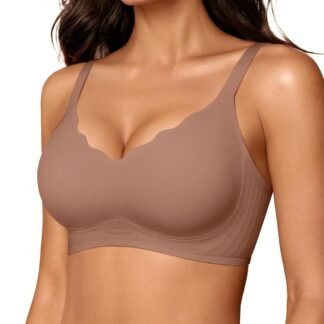 OEAK Womens Wireless Bras Push Up Support Full Coverage Bralettes No Underwire Bra Comfortable Everyday Seamless Tshirt Bras