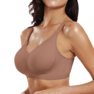 OEAK Womens Wireless Bras Push Up Support Full Coverage Bralettes No Underwire Bra Comfortable Everyday Seamless Tshirt Bras