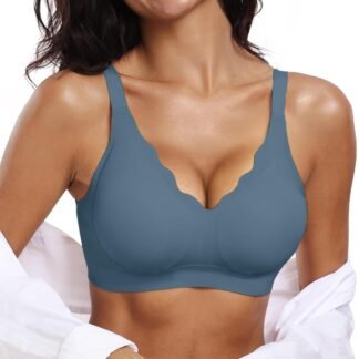 OEAK Womens Wireless Bras Push Up Support Full Coverage Bralettes No Underwire Bra Comfortable Everyday Seamless Tshirt Bras