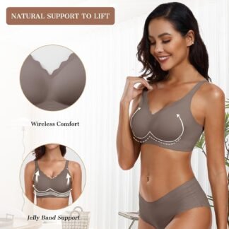 OEAK Womens Wireless Bras Push Up Support Full Coverage Bralettes No Underwire Bra Comfortable Everyday Seamless Tshirt Bras - lunas-mystic-emporium.com OEAK Womens Wireless Bras Push Up Support Full Coverage Bralettes No Underwire Bra Comfortable Everyday Seamless Tshirt Bras