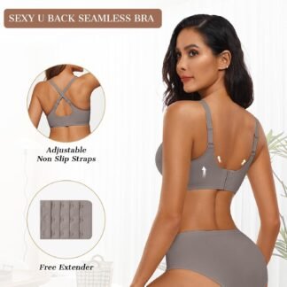 OEAK Womens Wireless Bras Push Up Support Full Coverage Bralettes No Underwire Bra Comfortable Everyday Seamless Tshirt Bras - lunas-mystic-emporium.com OEAK Womens Wireless Bras Push Up Support Full Coverage Bralettes No Underwire Bra Comfortable Everyday Seamless Tshirt Bras