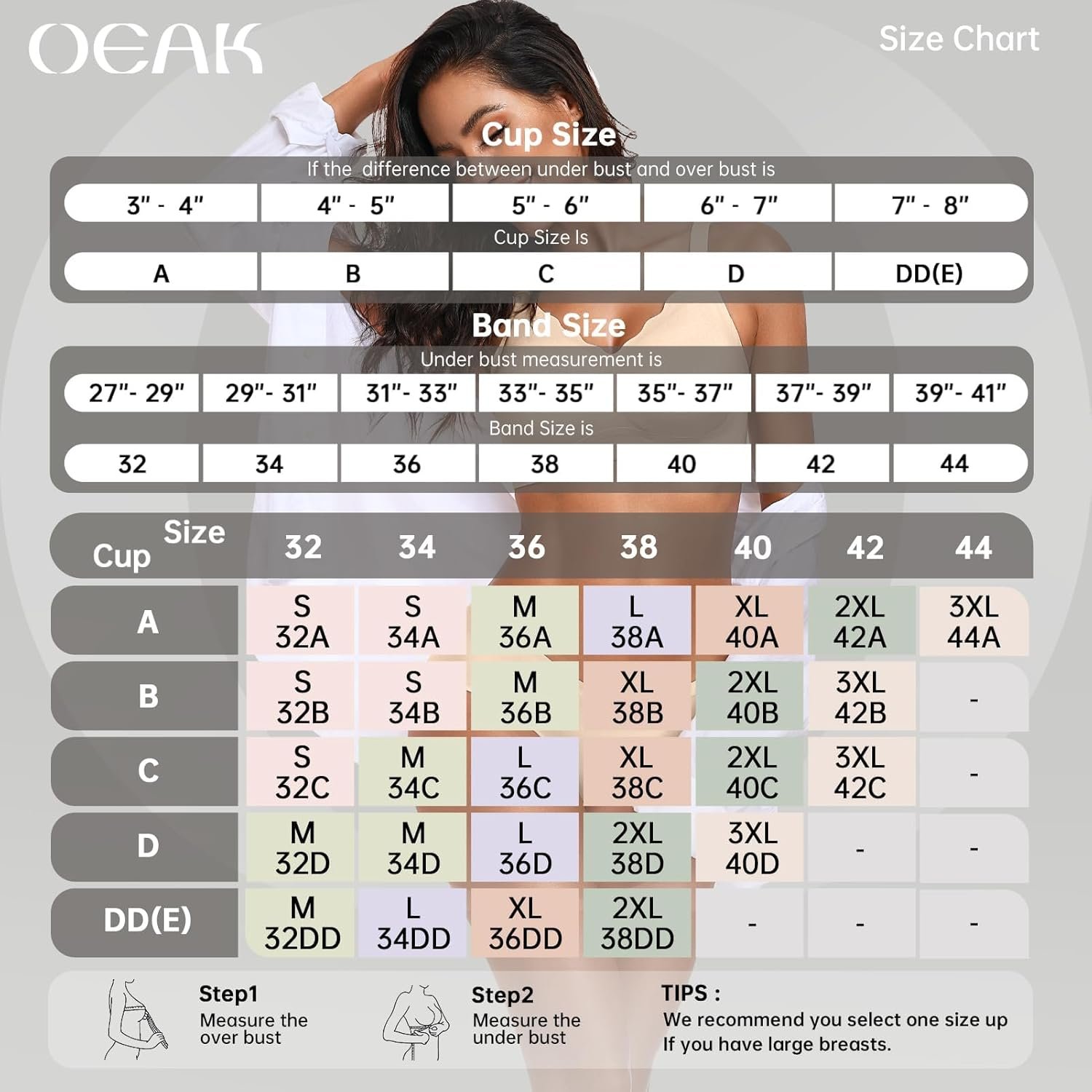 OEAK Womens Wireless Bras Push Up Support Full Coverage Bralettes No Underwire Bra Comfortable Everyday Seamless Tshirt Bras - lunas-mystic-emporium.com OEAK Womens Wireless Bras Push Up Support Full Coverage Bralettes No Underwire Bra Comfortable Everyday Seamless Tshirt Bras