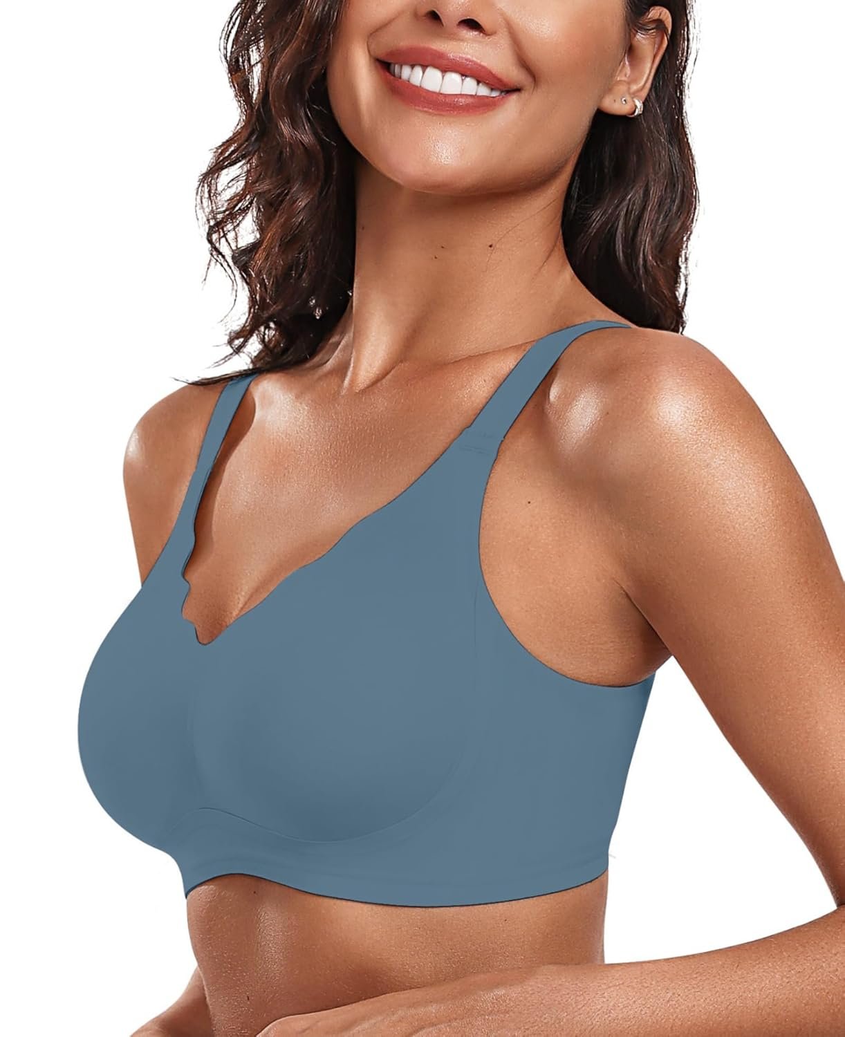 OEAK Womens Wireless Bras Push Up Support Full Coverage Bralettes No Underwire Bra Comfortable Everyday Seamless Tshirt Bras - lunas-mystic-emporium.com OEAK Womens Wireless Bras Push Up Support Full Coverage Bralettes No Underwire Bra Comfortable Everyday Seamless Tshirt Bras