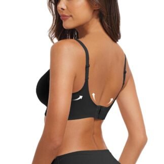 OEAK Womens Wireless Bras Push Up Support Full Coverage Bralettes No Underwire Bra Comfortable Everyday Seamless Tshirt Bras