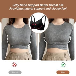 OEAK Womens Wireless Bras Push Up Support Full Coverage Bralettes No Underwire Bra Comfortable Everyday Seamless Tshirt Bras