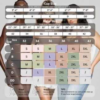 OEAK Womens Wireless Bras Scalloped Push Up Bralettes No Underwire Supportive Tshirt Bra Seamless Comfortable Everyday Bras - lunas-mystic-emporium.com OEAK Womens Wireless Bras Scalloped Push Up Bralettes No Underwire Supportive Tshirt Bra Seamless Comfortable Everyday Bras