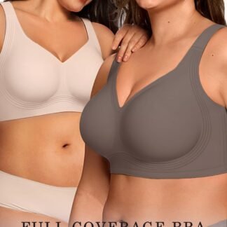 OEAK Womens Wireless Jelly Bra Plus Size Supportive Seamless Bras Full Coverage Push Up Comfortable No Underwire Tshirt Bras - lunas-mystic-emporium.com OEAK Womens Wireless Jelly Bra Plus Size Supportive Seamless Bras Full Coverage Push Up Comfortable No Underwire Tshirt Bras
