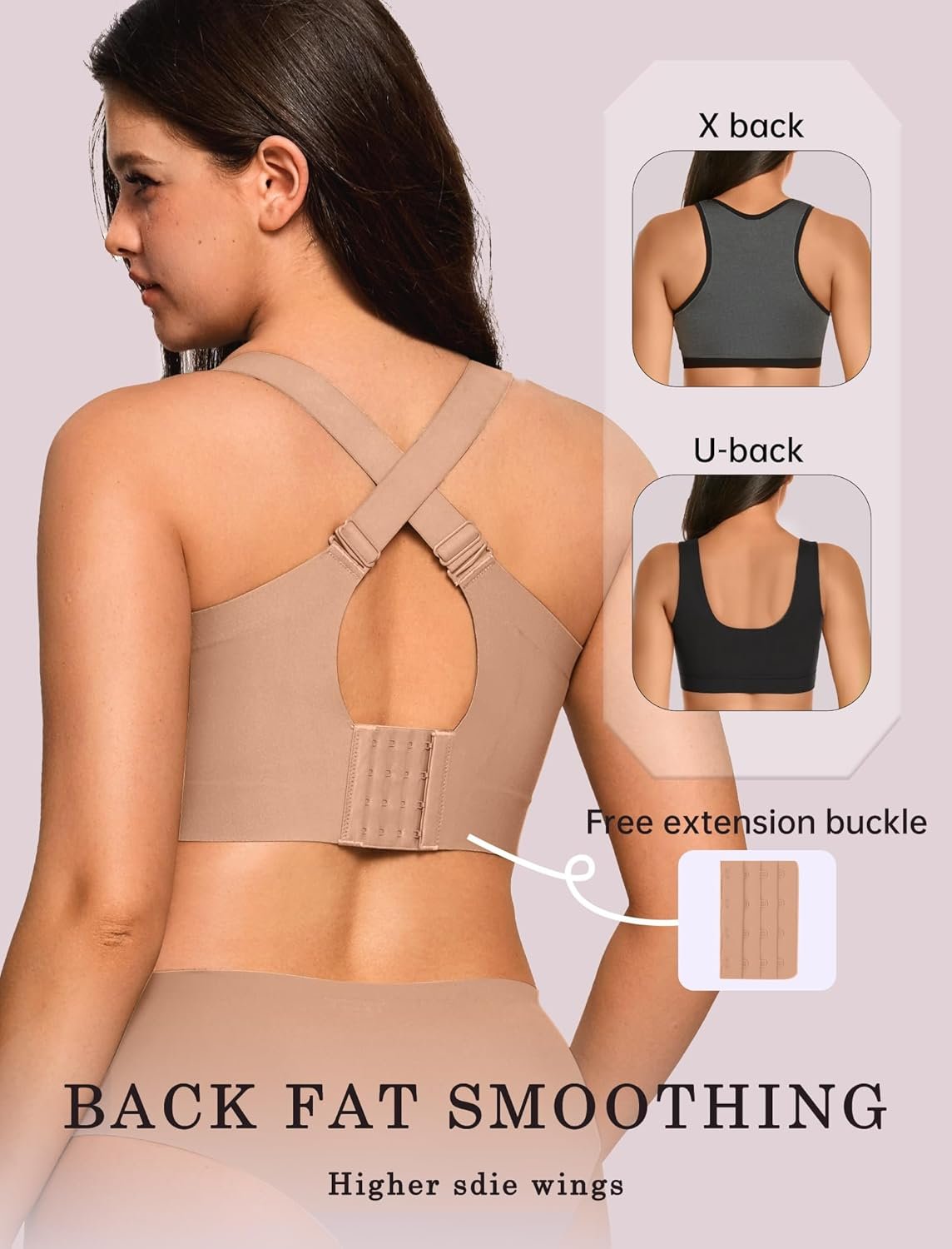 OEAK Womens Wireless Jelly Bra Plus Size Supportive Seamless Bras Full Coverage Push Up Comfortable No Underwire Tshirt Bras - lunas-mystic-emporium.com OEAK Womens Wireless Jelly Bra Plus Size Supportive Seamless Bras Full Coverage Push Up Comfortable No Underwire Tshirt Bras